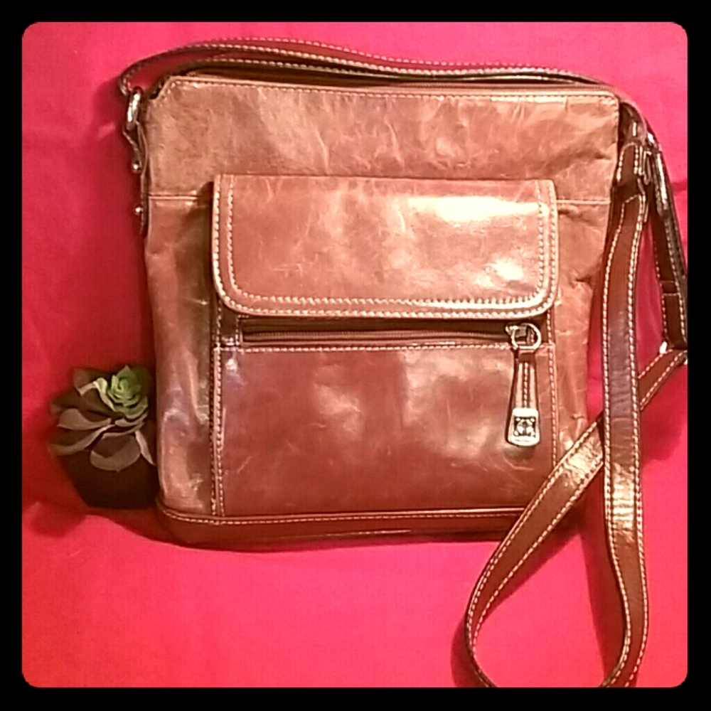 Giani Bernini ladies  leather crossbody bag